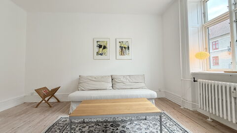 Østerbro - 4 People - 1br - Close To Nordhavn: Living Room