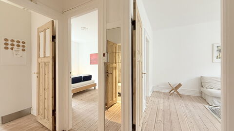 Østerbro - 4 People - 1br - Close To Nordhavn: Living Room