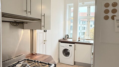 Østerbro - 4 People - 1br - Close To Nordhavn: Kitchen