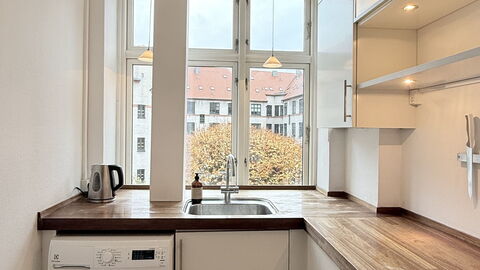 Østerbro - 4 People - 1br - Close To Nordhavn: Kitchen