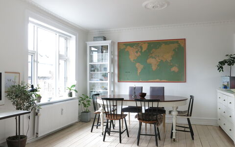 Østerbro - 2 Bedrooms: Dining Room