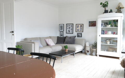 Østerbro - 2 Bedrooms: Living Room
