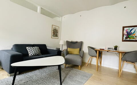 Center - Close To Nyhavn - 2 People: Living Room