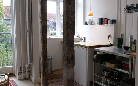 Christianshavn - Studio - Space For 2: Bedroom, Dining Room, Kitchen, Living Room