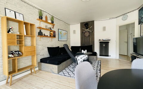 Østerbro - Studio - Cozyness: Bedroom, Dining Room, Living Room