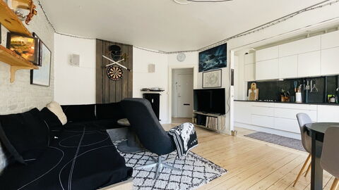 Østerbro - Studio - Cozyness: Bedroom, Dining Room, Kitchen, Living Room