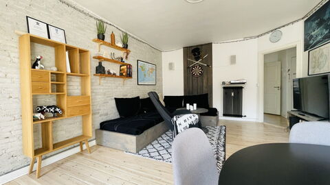 Østerbro - Studio - Cozyness: Bedroom, Dining Room, Living Room