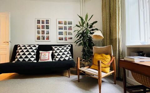 Østerbro - 1 Bedroom Apartment: Living Room