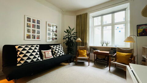 Østerbro - 1 Bedroom Apartment: Living Room