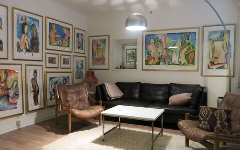 Frederiksberg - Close To Metro: The gallery - Livingroom