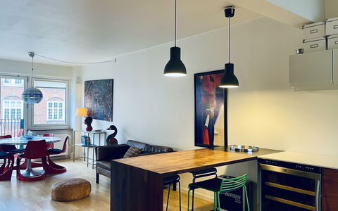 Adelgade - Close To The Royal Palace: Dining Room, Kitchen, Living Room