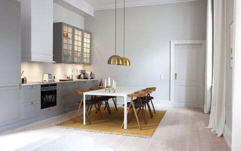 Luxury Apartment In The Heart Of Copenhagen: Dining Room, Kitchen