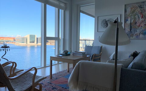 Superview - Sydhavnen -2 Bedrooms - 2 People: Living Room