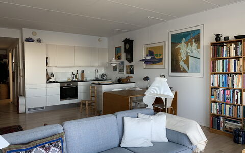 Superview - Sydhavnen -2 Bedrooms - 2 People: Dining Room, Kitchen, Living Room