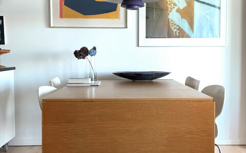 Superview - Sydhavnen -2 Bedrooms - 2 People: Dining Room, Kitchen, Living Room