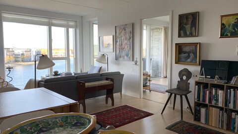 Superview - Sydhavnen -2 Bedrooms - 2 People: Dining Room, Kitchen, Living Room