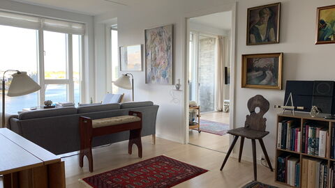 Superview - Sydhavnen -2 Bedrooms - 2 People: Dining Room, Kitchen, Living Room