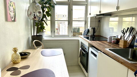 Østerbro-1 Bedroom-2 People-close To Metro: Kitchen