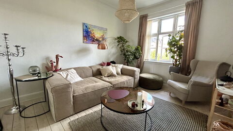 Østerbro-1 Bedroom-2 People-close To Metro: Living Room
