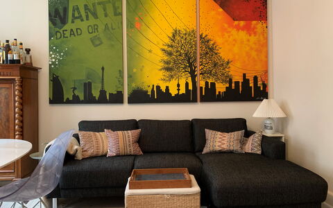 Østerbro - 2 Bedrooms - 4 People: Dining Room, Living Room