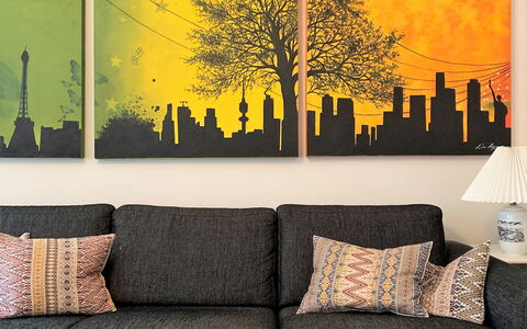 Østerbro - 2 Bedrooms - 4 People: Living Room