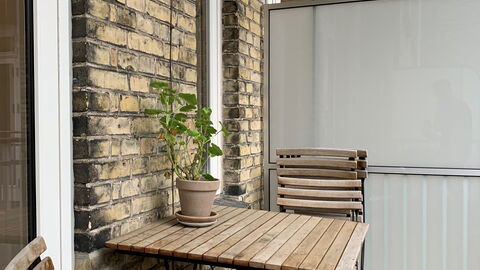 Østerbro - 2 Bedrooms - 4 People: Balcony / Terrace / Patio, Outdoor