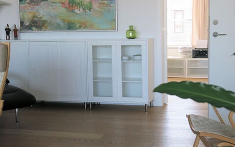 Vesterbro - Center -lakes - 2 Bedrooms: Living Room