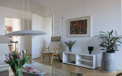 Vesterbro - Center -lakes - 2 Bedrooms: Living Room