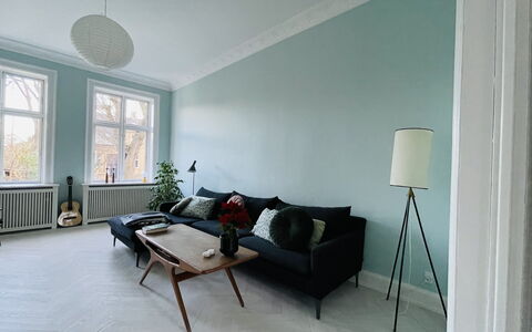 Frederiksberg - 3 Bedrooms - 2 Bathrooms - 5 Peopl: Living Room