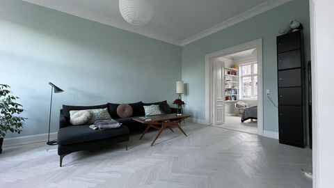 Frederiksberg - 3 Bedrooms - 2 Bathrooms - 5 Peopl: Living Room