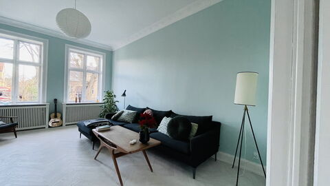 Frederiksberg - 3 Bedrooms - 2 Bathrooms - 5 Peopl: Living Room