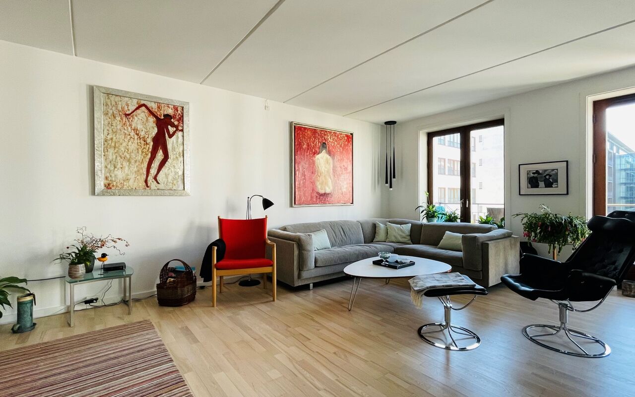 Christianshavn - 4 People - 2 Bedrooms: Living Room