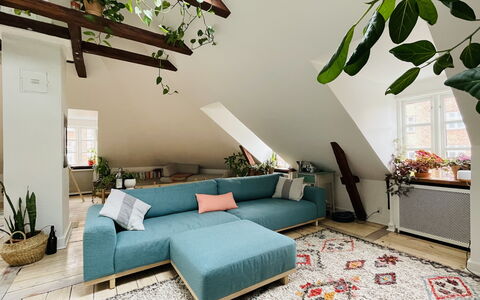 Amager - 4 Bedrooms - 6 People - Close To Metro: Dining Room, Kitchen, Living Room