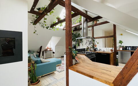 Amager - 4 Bedrooms - 6 People - Close To Metro: Dining Room, Kitchen, Living Room