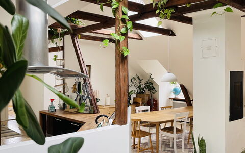 Amager - 4 Bedrooms - 6 People - Close To Metro: Dining Room, Kitchen, Living Room