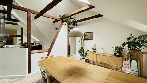 Amager - 4 Bedrooms - 6 People - Close To Metro: Dining Room, Kitchen, Living Room