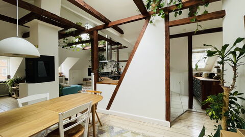 Amager - 4 Bedrooms - 6 People - Close To Metro: Dining Room, Kitchen, Living Room