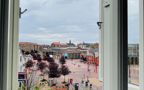 Cozyness - Vintage Apartment At Nørrebro: Living Room, Outdoor