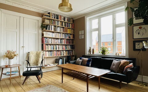 Cozyness - Vintage Apartment At Nørrebro: Living Room