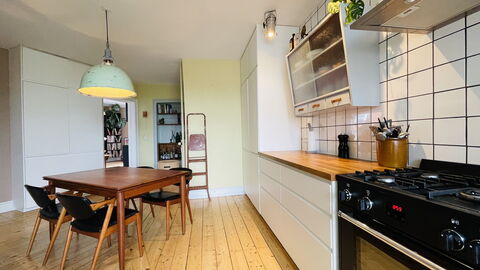 Cozyness - Vintage Apartment At Nørrebro: Dining Room, Kitchen