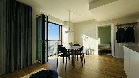 Carlsberg Byen - Pasteurs Tårn 22 - 4 People: Dining Room, Living Room, Scenic View