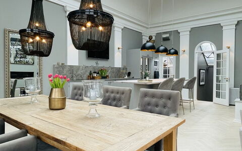 Luxury - Beach -hellerup - 8 People: Dining Room, Kitchen