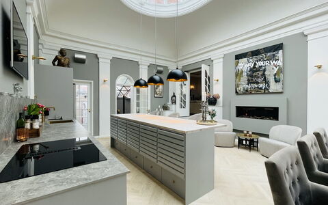 Luxury - Beach -hellerup - 8 People: Common Room, Kitchen