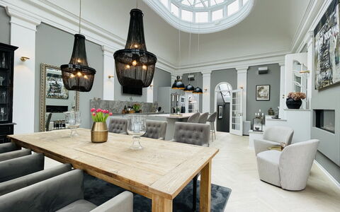 Luxury - Beach -hellerup - 8 People: Dining Room, Kitchen