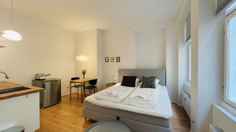 Studio - Strandgade - Christianshavn - Super Area: Bedroom, Living Room