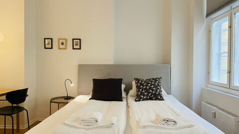 Studio - Strandgade - Christianshavn - Super Area: Bedroom, Living Room