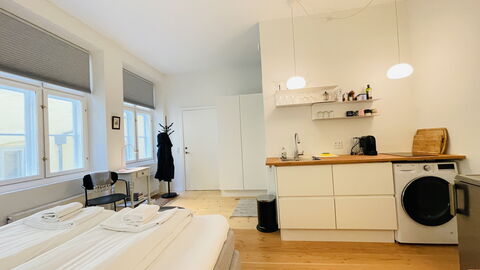 Studio - Strandgade - Christianshavn - Super Area: Bedroom, Kitchen, Living Room