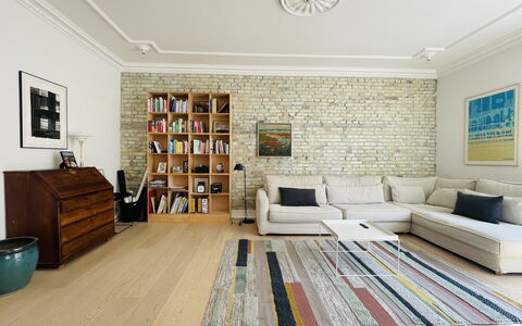 Østerbro - 3 Bedroom - 4 People: Living Room