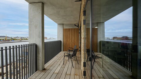 Exclusive- Center - 2br 2 Bath - Nyhavn - Min. 30 Days: Balcony / Terrace / Patio