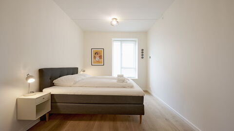 Exclusive- Center - 2br 2 Bath - Nyhavn - Min. 30 Days: Bedroom
